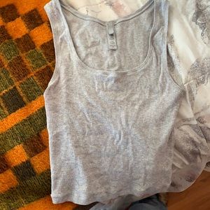 Skims cotton ribbed tank (medium)